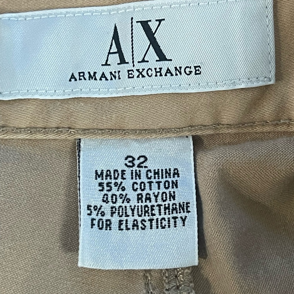 Armani Exchange Cotton Blend Tan pants 32 - Picture 7 of 9